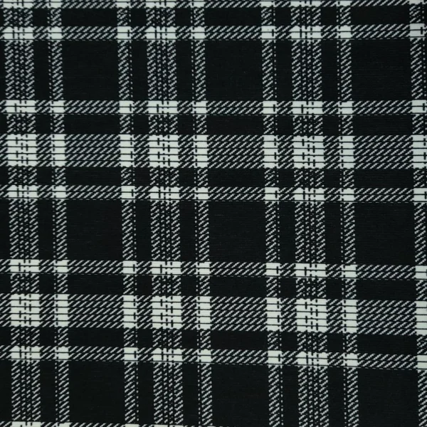 PONTE PRINT (M020) BLACK and  WHITE