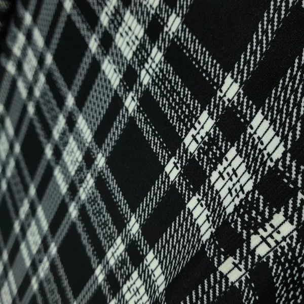 PONTE PRINT (M020) BLACK and  WHITE