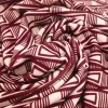 PONTE DA ROMA PRINT TRIANGLE MAROON