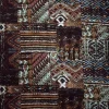 PRINTED MORROCAIN CREPE TRADITIONAL BROWN