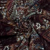 PRINTED MORROCAIN CREPE TRADITIONAL BROWN