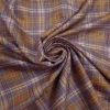 POLY RAYON SUITING CHECK GOLD