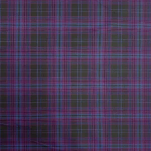 POLY RAYON SUITING CHECK PURPLE
