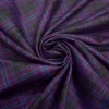 POLY RAYON SUITING CHECK PURPLE