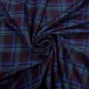 POLY RAYON SUITING CHECK HERRRINGBONE PURPLE