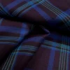 POLY RAYON SUITING CHECK HERRRINGBONE PURPLE