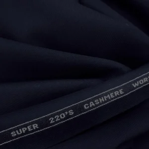 CASHMERE WOOL SUITING  BLACK