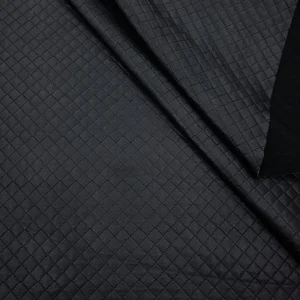 QUILTING PLEATHER  BLACK