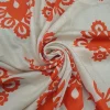 RAYON CREPE CRINKLE TRADITIONAL ORNG and STN
