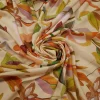 RAYON CHALLIS PRINTED CAMENGO FLORAL APRICOT
