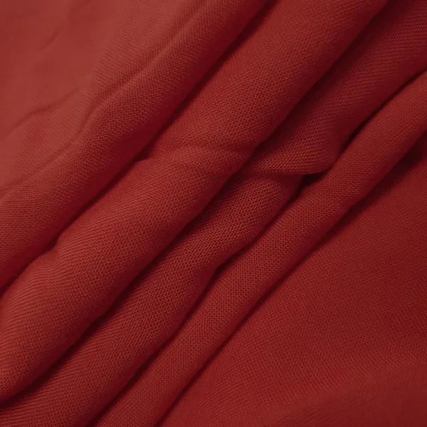 RAYON CHALLIS DARK ORANGE