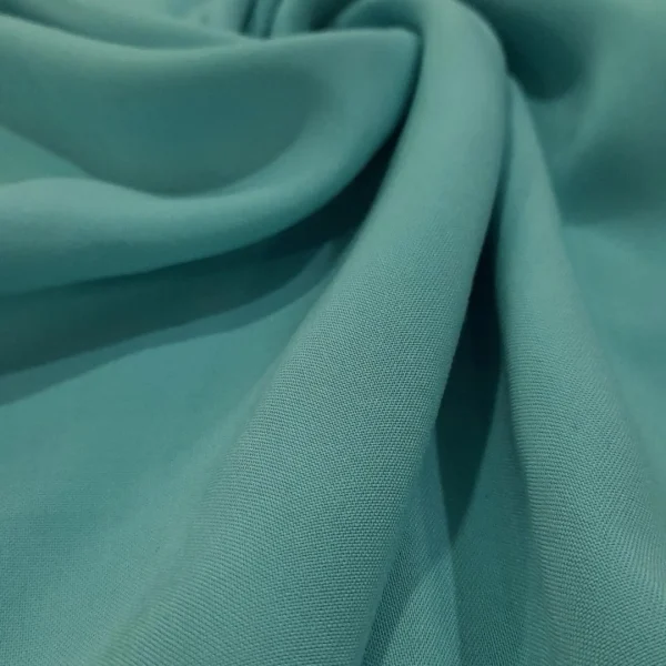 RAYON CHALLIS LIGHT TURQ