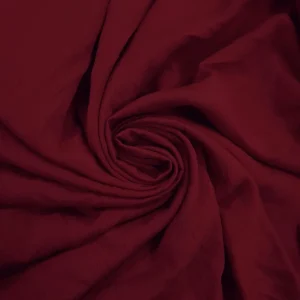 RAYON NYLON LINEN LOOK CREPE RED