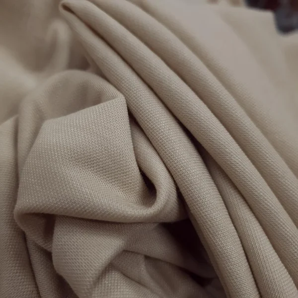 RAYON NYLON LINEN LOOK CREPE STRETCH STONE