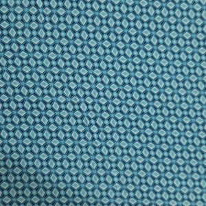 RAYON PRINTED DIAMOND TURQ