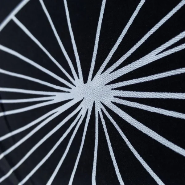 RAYON PRINTED WHEEL BLACK