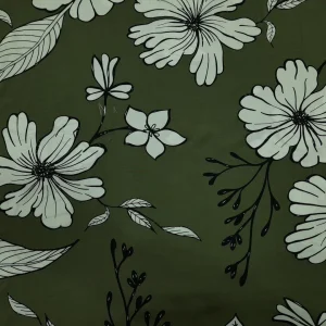 RAYON POPLIN PTRD BFLO KHAKI