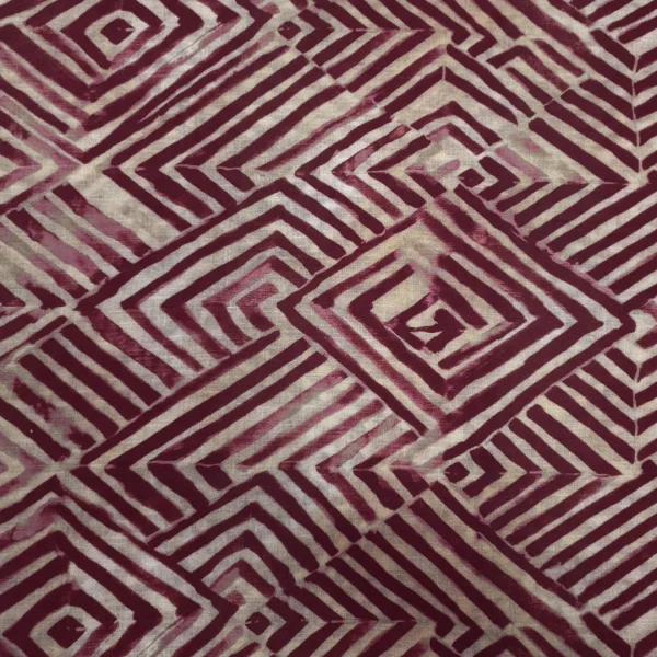 RAYSLB-ADIRE.CER-1-1.webp PRINTED RAYON SLUB ADIRE CERISE