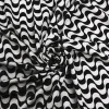 RAYON VISC CRINKLE WAVE BLACK