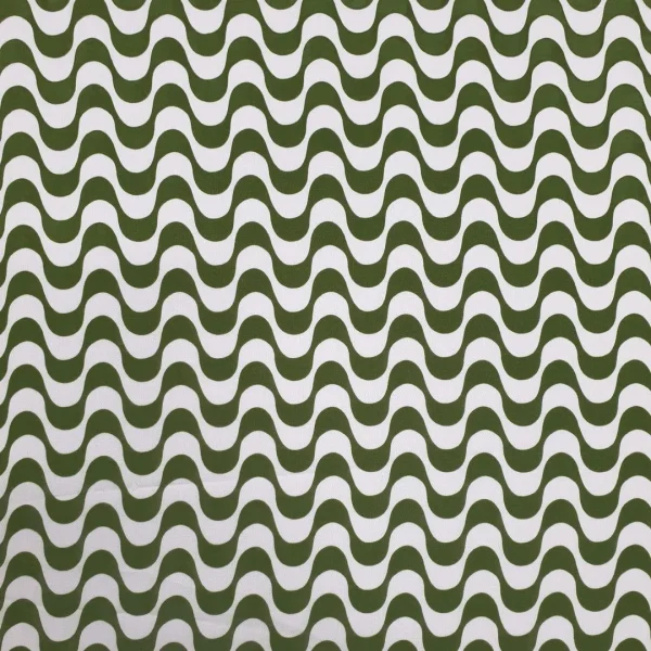 RAYON VISC CRINKLE WAVE GREEN