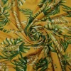 PRINTED STRETCH DUCHESS TROPICAL YELLOW