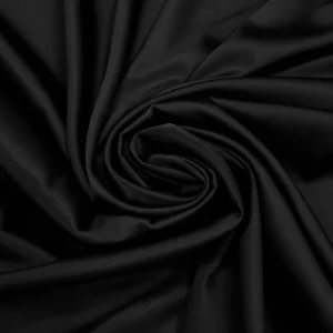 STRETCH DUCHESS SATIN BLACK