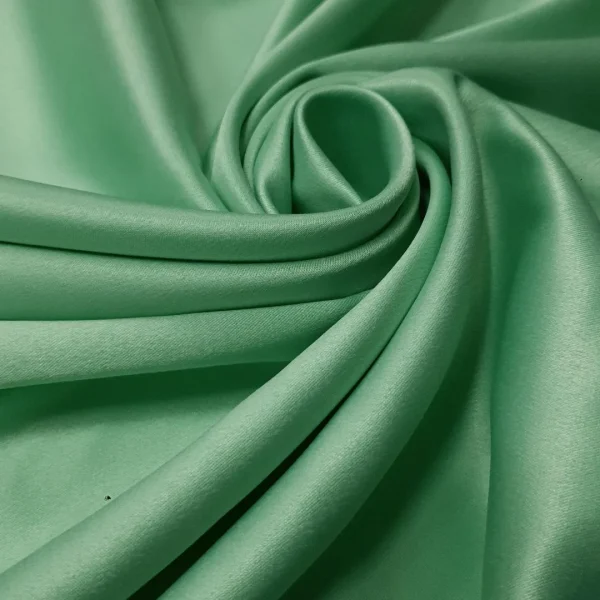 STRETCH DUCHESS SATIN MINT GREEN