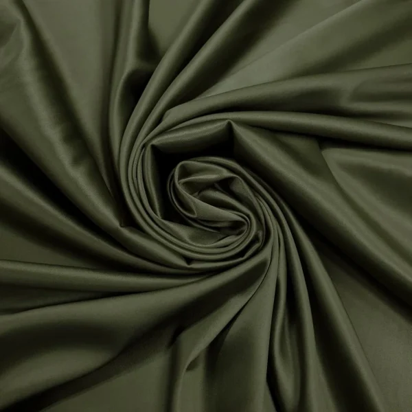 STRETCH DUCHESS SATIN OLIVE