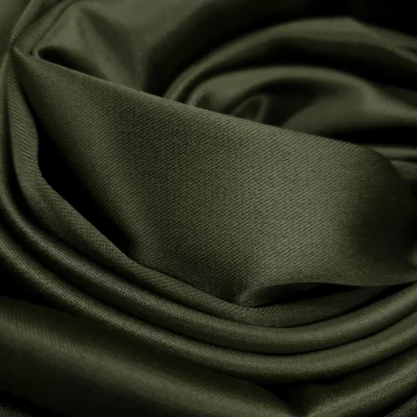 STRETCH DUCHESS SATIN OLIVE