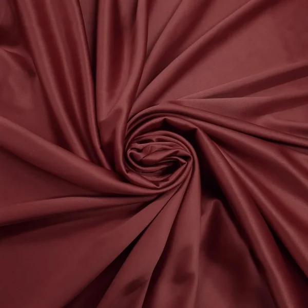 STRETCH DUCHESS SATIN DARK RUST