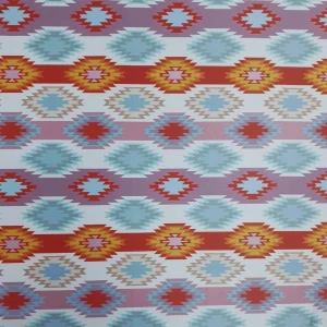 DUTCHESS PRINTED AZTEC MINT and AQUA