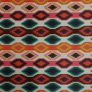 DUTCHESS PRINTED AZTEC ORANGE and GREEN