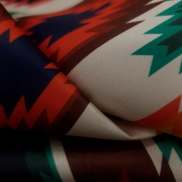 DUTCHESS PRINTED AZTEC ORANGE and GREEN