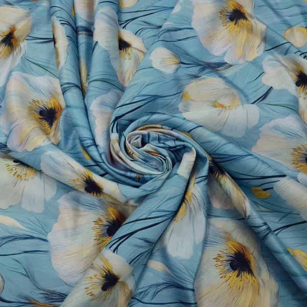 RDSP-FLOC.BL-2.webp PRINTED DUCHESS SATIN FLORAL CANVAS BLUE