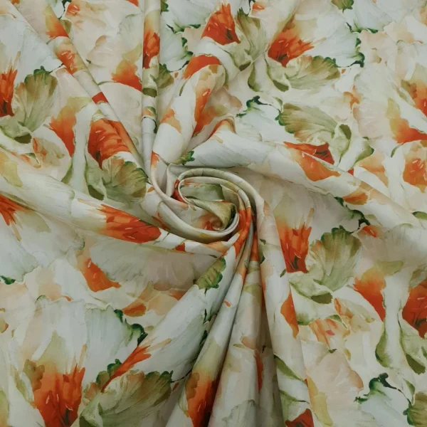 RDSP-MFLO.ORN-2.webp PRINTED DUCHESS SATIN MULTI FLORAL ORANGE