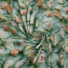 DUTCHESS SATIN PRINTED TULIP2 SAGE