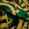 SATIN PRINTED ARMANI ARABIC1 MUSTARD
