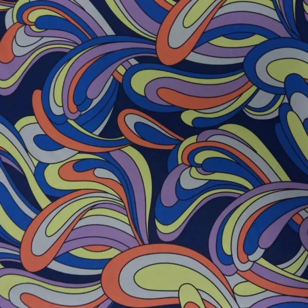 PRINTED ARMANI PAISLEY  ( D3.C1)-NAVY