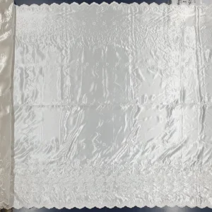 BUBBLE PUFFED SATIN METALLIC IVORY