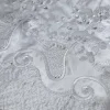 BUBBLE PUFFED SATIN METALLIC WHITE