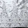 SATIN BORDER CORD WITH BEAD WHITE