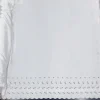 SATIN BORDER EMBROIDERY WHITE