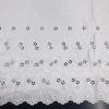 SATIN BORDER EMBROIDERY WHITE