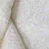 BUBBLE PUFFED SATIN METALLIC IVORY