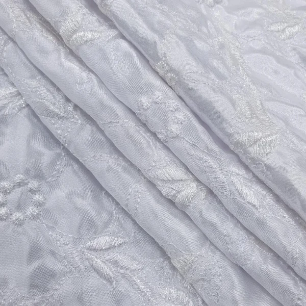 BUBBLE PUFFED SATIN METALLIC WHITE(1)