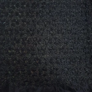 BUBBLE PUFFED SATIN METALLIC BLACK(2)