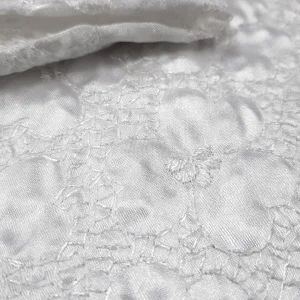 BUBBLE PUFFED SATIN METALLIC WHITE(2)