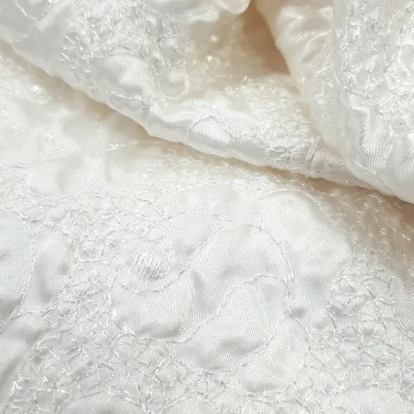 BUBBLE PUFFED SATIN METALLIC IVORY(3)