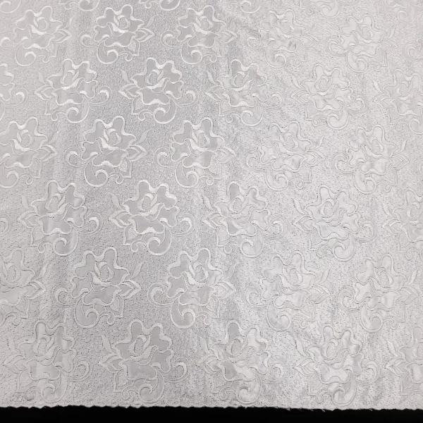 BUBBLE PUFFED SATIN METALLIC WHITE(7)