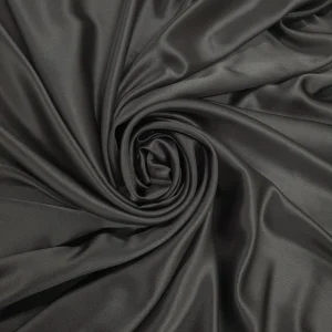 SATIN BRIDAL-SHAMUZE CHARCOAL(SAME AS GREY)